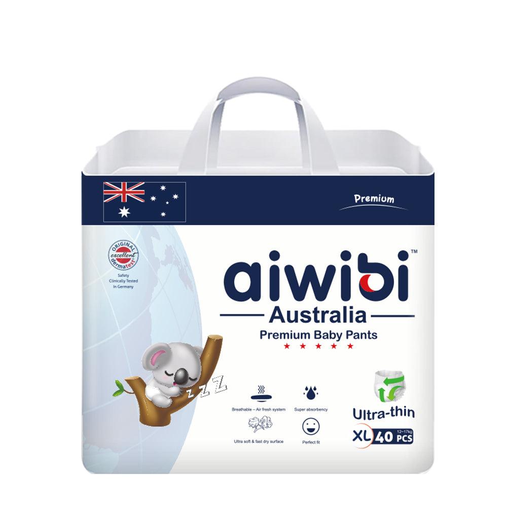 Aiwibi Premium Care Baby Pants  - Size XL (12-17KG) 40Pcs