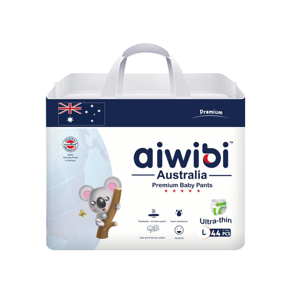 Aiwibi Premium Care Baby Pants - Size L (9-14KG) 44Pcs