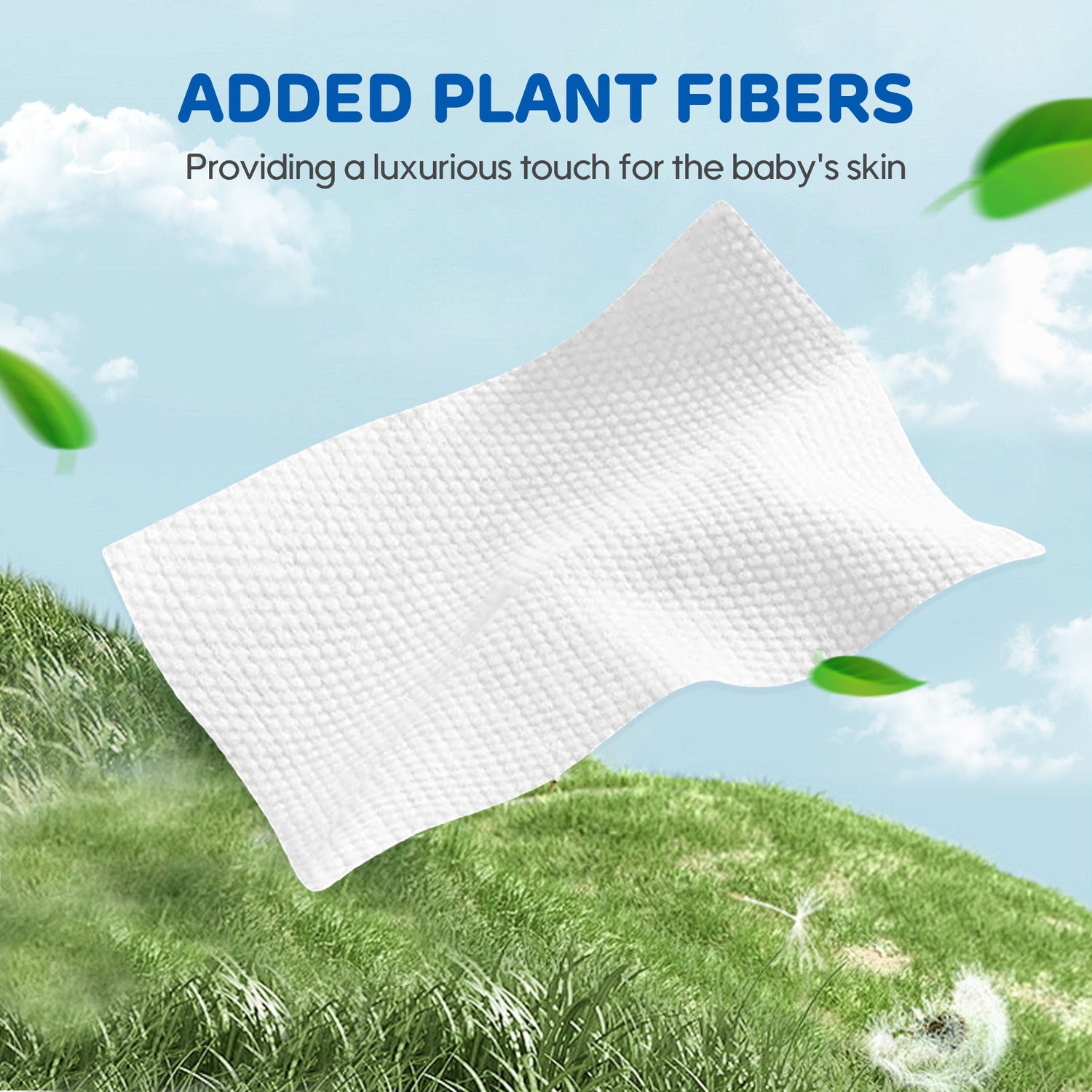 Aiwibi Gentle Soft Sensitive Care Wipes - Natural tea oil