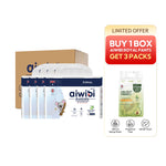 Buy four packs of Size L Royal Comfort Diaper Pants and get three packs of wipes free.