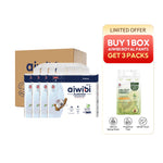 Buy four packs of Size XXL Royal Comfort Diaper Pants and get three packs of wipes free.