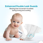 Aiwibi royal comfort diaper Featuring a dual-layer leak-proof side panel design, your baby can crawl freely.