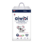 One pack of Aiwibi Royal Comfort Jumbo Diapers pack, size M (3), suitable for babies weighing 6kg to 11kg.