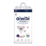 One pack of Aiwibi Royal Comfort Jumbo Diapers pack, size L (4), suitable for babies weighing 9kg to 14kg.