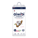 One pack of Aiwibi Royal Comfort Jumbo Diapers pack, size XL (5), suitable for babies weighing 12kg to 17kg.