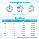 Aiwibi Royal Comfort Diapers: Fitting Guide and Size Chart