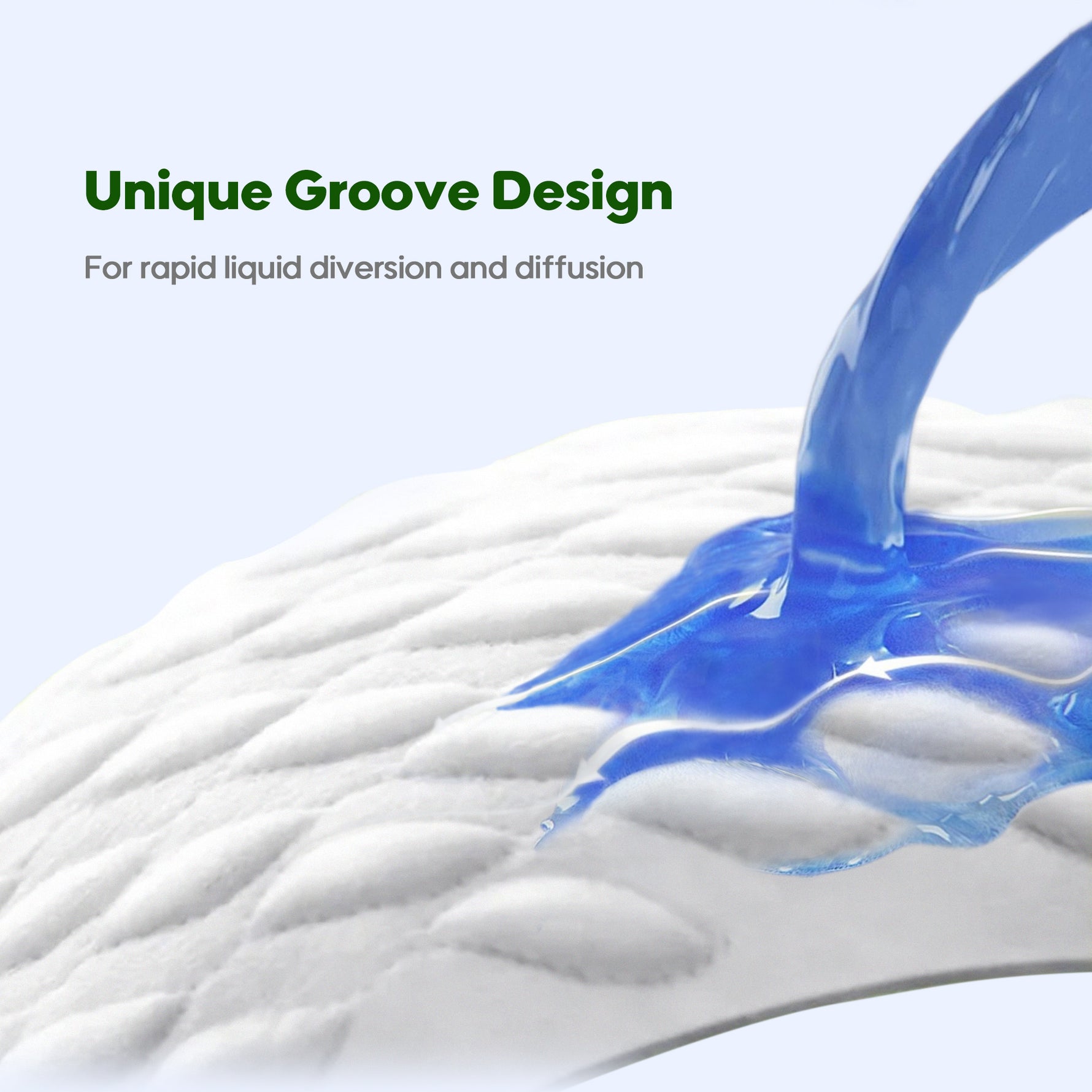 Aiwibi Royal Comfort Baby Pants unique groove design for rapid liquid diffusion.