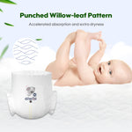 Aiwibi Royal Comfort Baby Pants leaf-shaped perforations for fast liquid absorption.