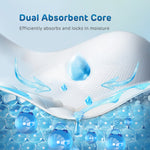 Aiwina adult diaper features a high-efficiency absorbent core for fast liquid lock and dry skin all day long.