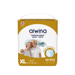 XL Size Adult Diaper Pants| Soft Incontinence Diapers for Adults, 10PCS, Fits Waist 145-170cm