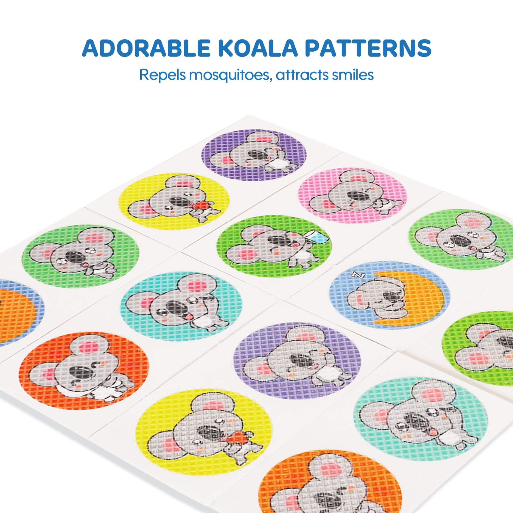 Aiwibi Mosquito Repellent Stickers have a variety of cute koala patterns.