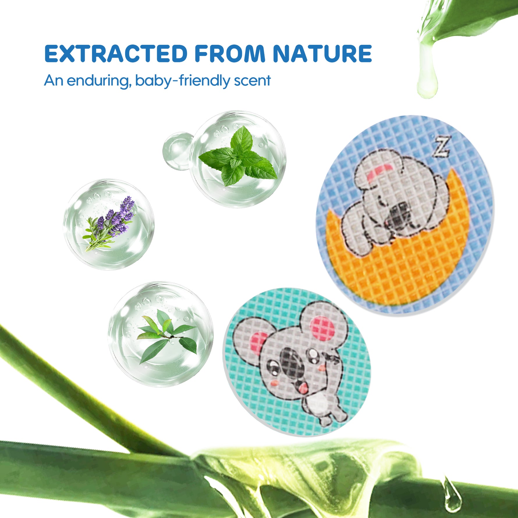 Aiwibi Baby Mosquito Repellent Patches – Plant-based, DEET-free mosquito patches with baby-safe formula.