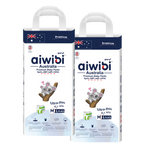 Two pack of Aiwibi Royal Comfort Jumbo Diapers pack, size M (3), suitable for babies weighing 6kg to 11kg