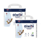 Two pack of Aiwibi Royal Comfort Jumbo Diapers pack, size XXL(6), suitable for babies weighing ≥15 kg